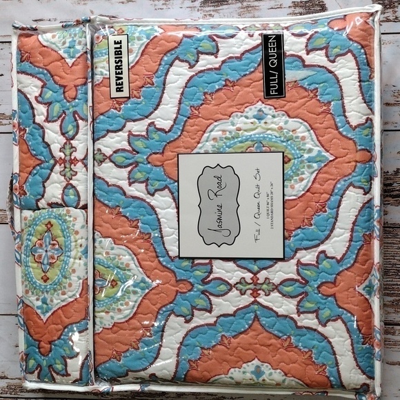 Jasmine Road Full/Queen Quilt Set - Picture 5 of 8